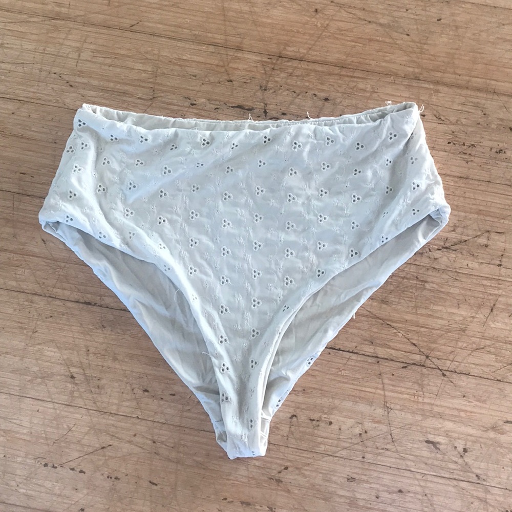 eyelet bikini bottoms